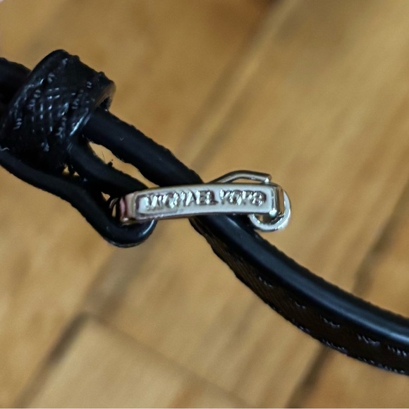 Michael Kors Jet Set Crossbody Bag (black w silver hardware) - Picture 11 of 15